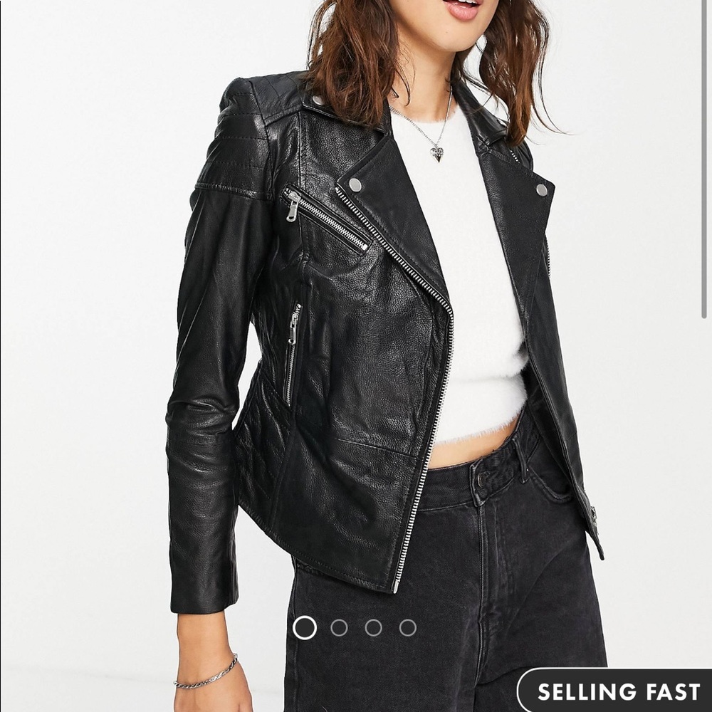 Barney's leather jacket